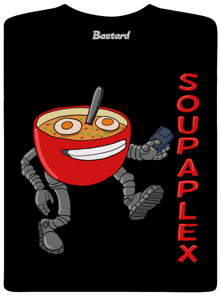 Soupaplex férfi hosszú ujjú póló Black