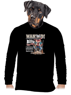 férfi hosszú ujjú póló