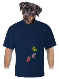 unisex túlméretezett póló