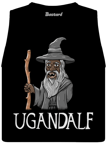 Ugandalf női bővített trikó Black