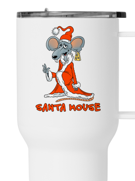 Santa mouse termosz bögre White