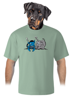 unisex túlméretezett póló