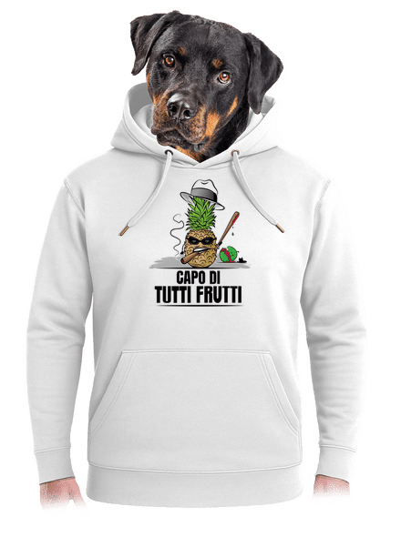 Tutti Frutti unisex prémium pulóver Snowwhite