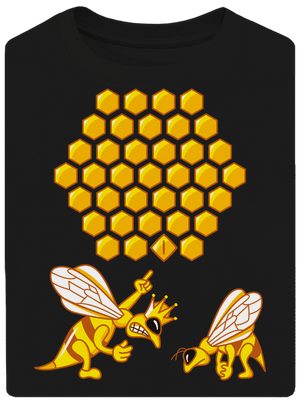 Édes baki unisex túlméretezett póló Black