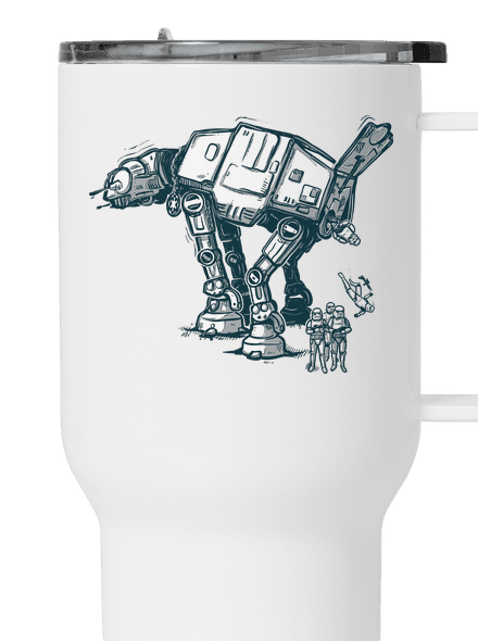 AT-AT termosz bögre White
