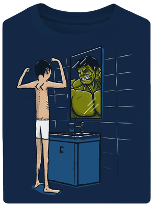 Hulk unisex túlméretezett póló Midnight Blue