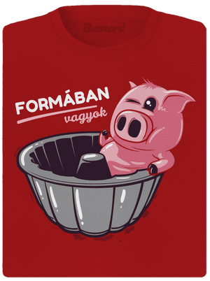 Formában női sportpóló Red Mal