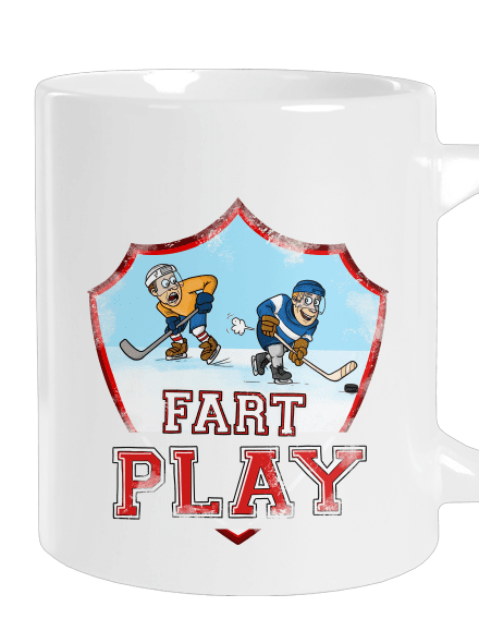 Fart Play nagy bögre White