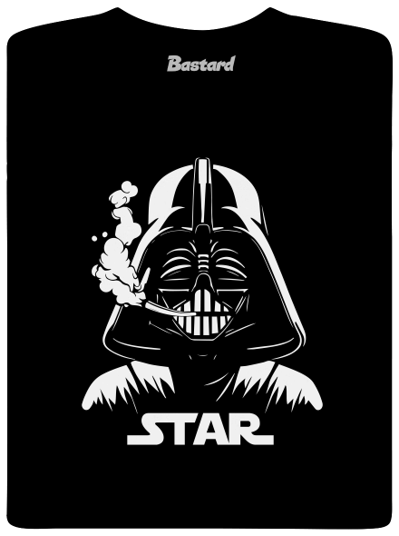 Darth Star férfi hosszú ujjú póló Black