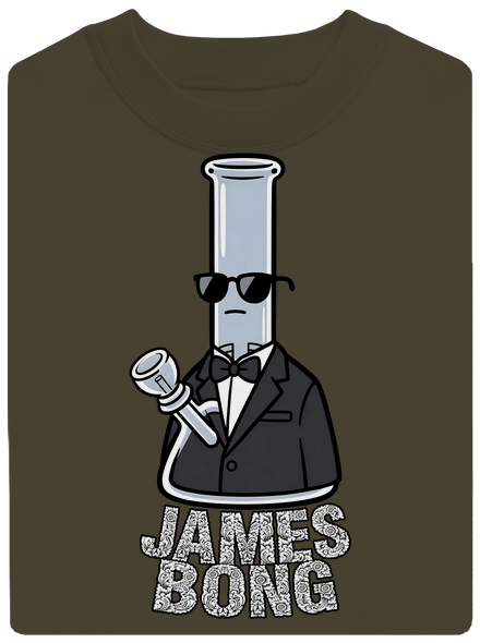 James Bong unisex crewneck Urban Khaki