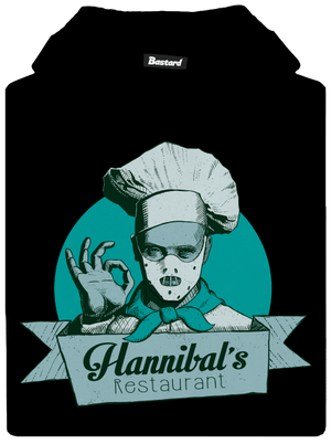 Hannibálnál gyerek kenguruzsebes pulóver Black