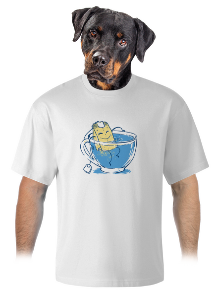 Lazítás unisex túlméretezett póló White