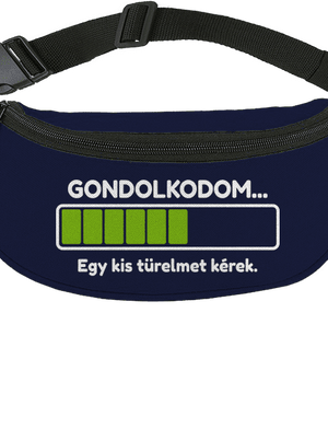 Gondolkodom övtáska French Navy