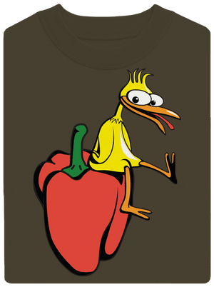 Paprikás csirke unisex crewneck Urban Khaki