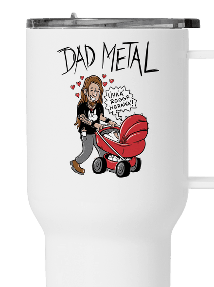 Dad metal termosz bögre White