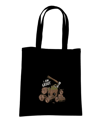 I Am Groot táska Black