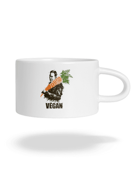 Vegán macaron bögre White