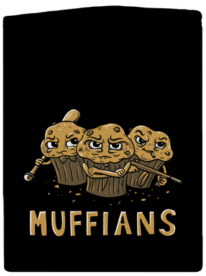 Muffians cipzáras férfi pulóver Black