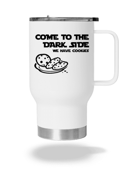 Come to the dark side termosz bögre White