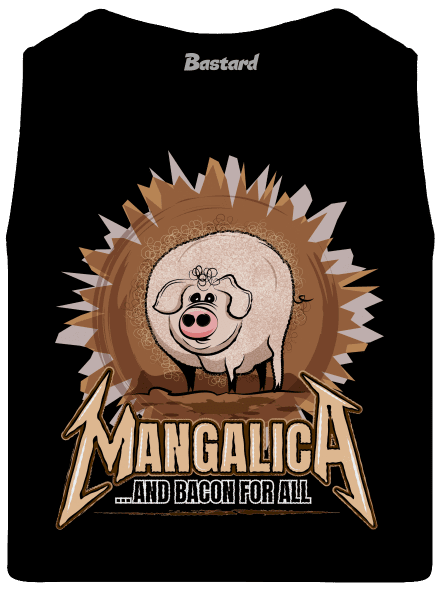 Mangalica férfi trikó Black