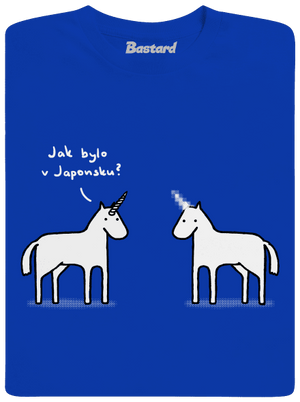 Pornókürt férfi hosszú ujjú póló Royal Blue