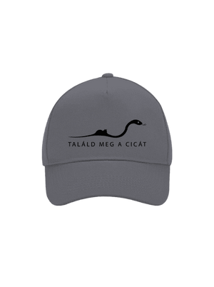 Találd meg a cicát baseballsapka Graphite grey