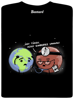 Diagnózis férfi hosszú ujjú póló Black