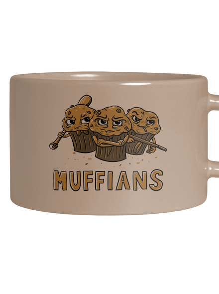 Muffians macaron bögre Brown Macaron