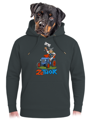 ZeThor unisex prémium pulóver Charcoal