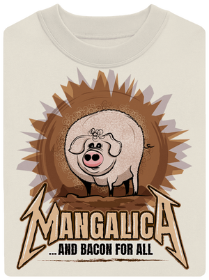 Mangalica unisex crewneck Off White