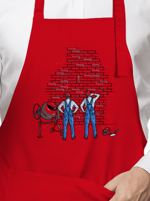 Kőművesek kötény Red