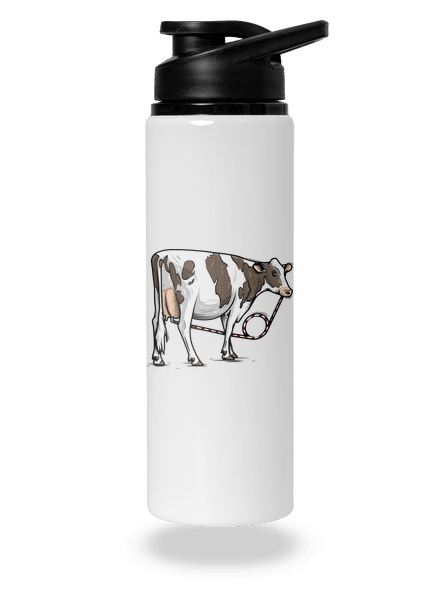 Cow drink kulacs White