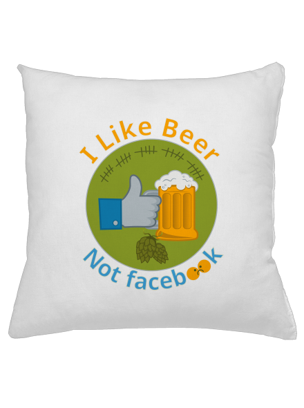 I like beer párna White