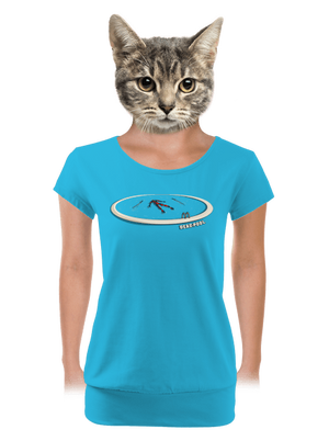 női póló elasztikus alsó szegéllyel