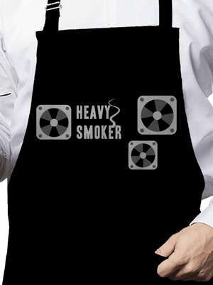 Heavy smoker kötény Black