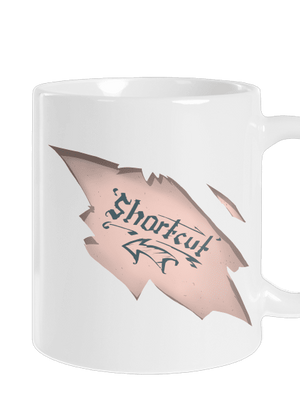 Shortcut hagyományos bögre White