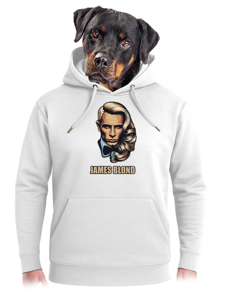 James Blond unisex prémium pulóver Snowwhite