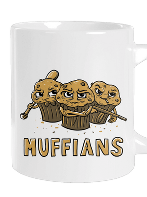 Muffians nagy bögre White