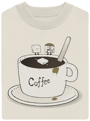 Ki ölte meg a cukrot? unisex crewneck Off White