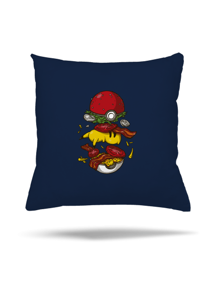 Pokémon burger párna Dark Navy