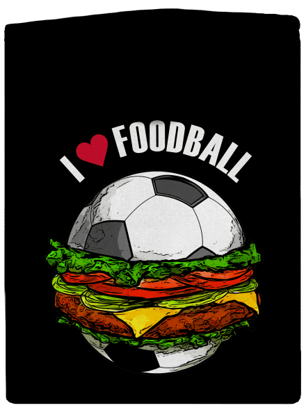 Foodball cipzáras női pulóver Black
