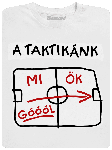 A taktikánk férfi hosszú ujjú póló White