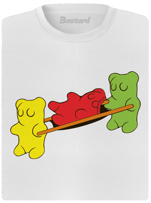 Gumimacik női sportpóló White