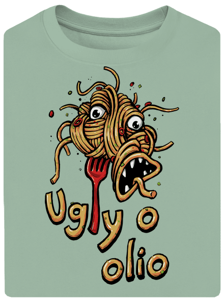 Ugly o olio unisex túlméretezett póló Sage