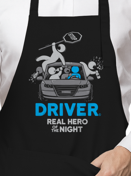 Driver kötény Black