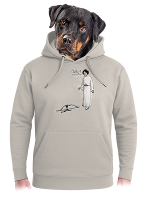 Luke és Leia unisex prémium pulóver Pastel Macchiato