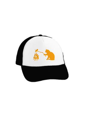 Macska-egér harc sültös sapka Black cap