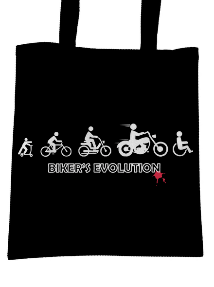 Bikers evolution táska Black