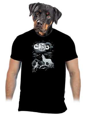 Farkas ária férfi póló Black