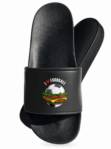 Foodball papucs Black